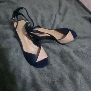 Marks & Spencer Navy and Beige Heels